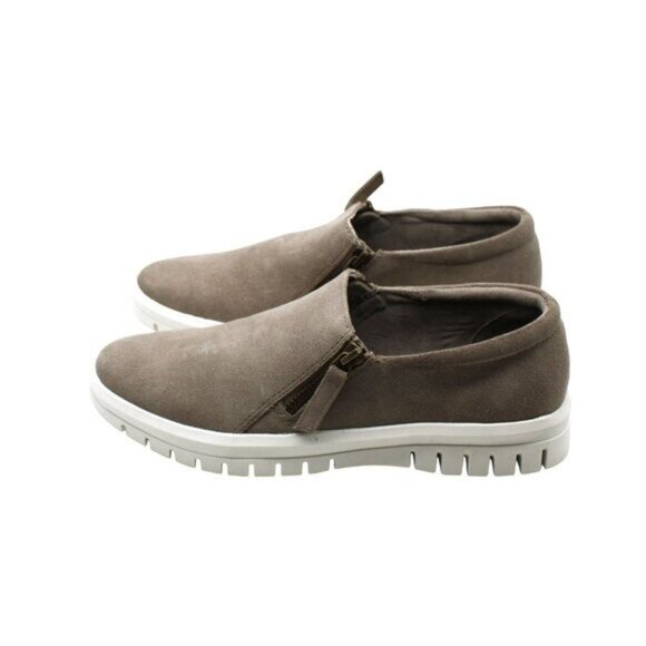 Aqua College Womens Flivia Suede Waterproof Slip-on Sneakers - Picture 7 of 8